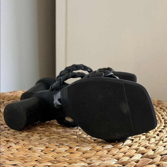 Black Braided Sandal - Picture 4 of 5